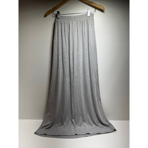 Enough About Me Women’s Maxi Skirt Sz L Side Pockets Elastic Waist Boho Modest - Picture 2 of 7